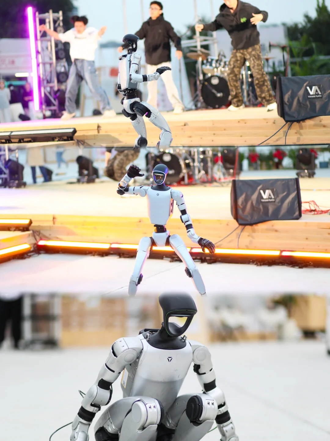 机器人表演舞蹈场景